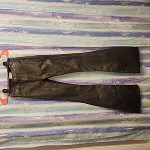 Frame Le High Flare Jeans Pewter Gray size 25